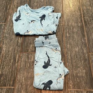 Kyte baby whale long sleeve pajamas